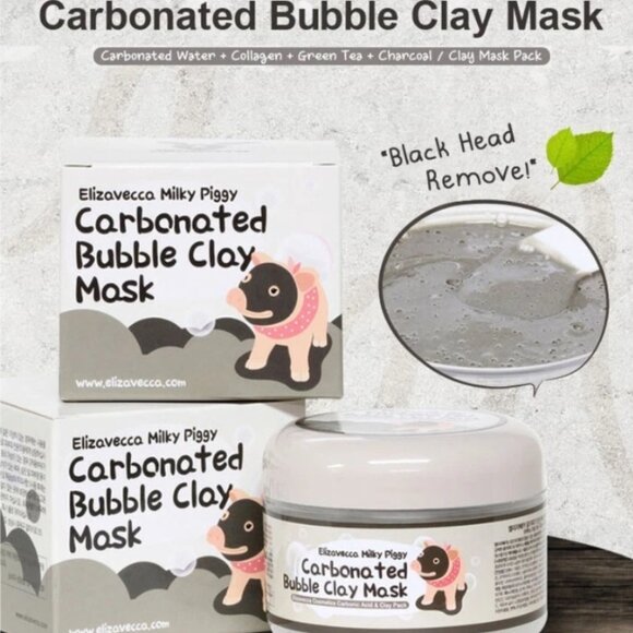 Elizavecca Milky Piggy Carbonated Bubble Clay Mask 100g – Deep Pore Cleansing - Picture 5 of 7
